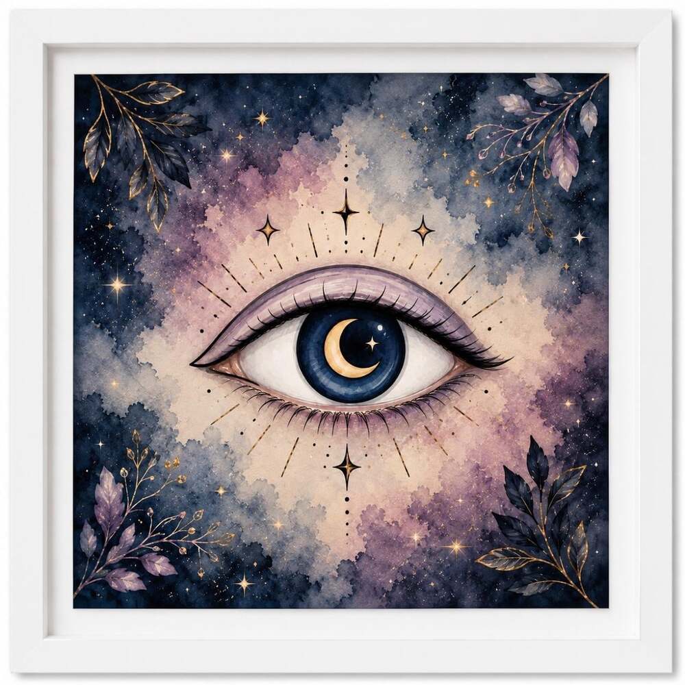 8 X 8 Celestial Eye Framed Print 1189